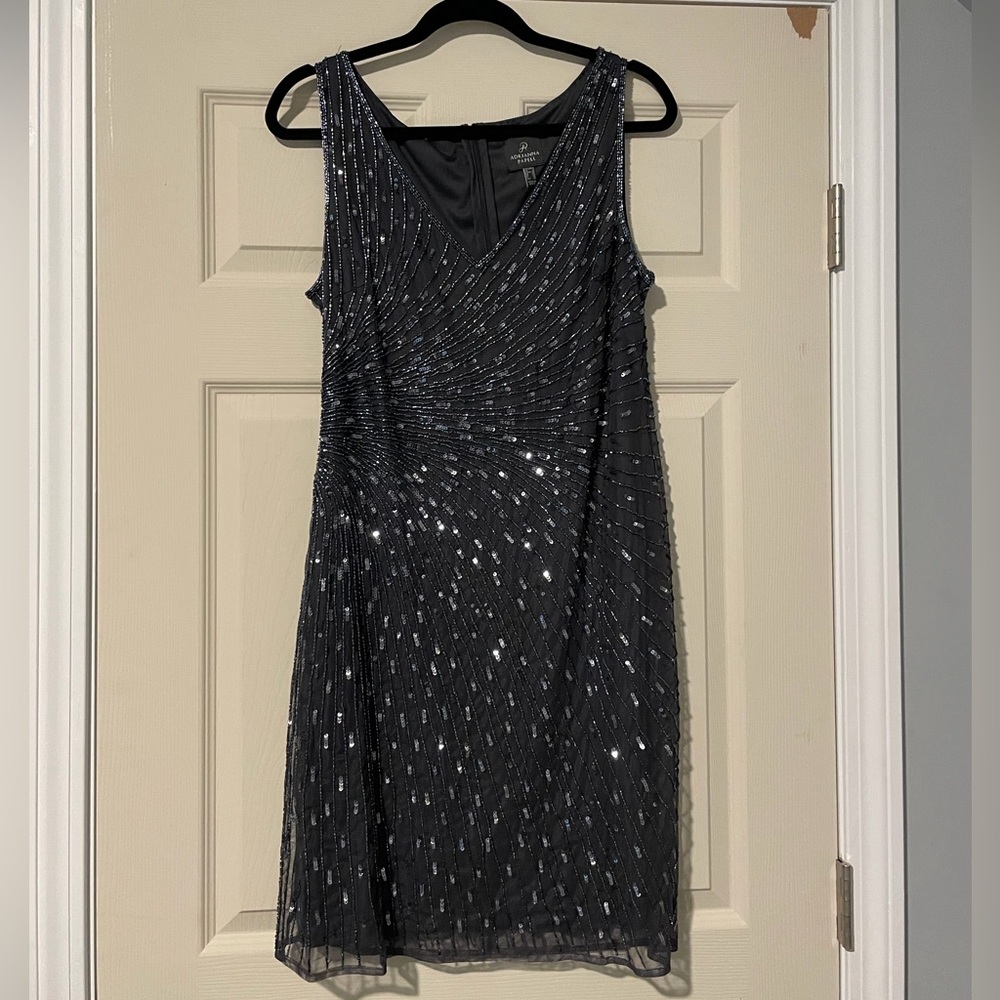 Adrianna Papell Sequin Mini Dress